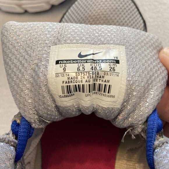 Nike Womens Downshifter 5 Sneaker Sz 9 Gray 537571-008  Running Shoes - Picture 9 of 10